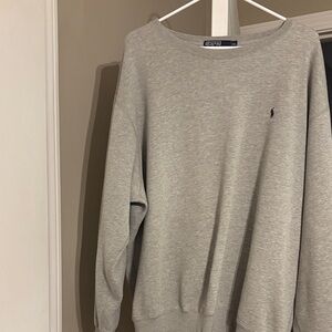 Polo by Ralph Lauren Gray Crewneck Sweatshirt with Navy Pony